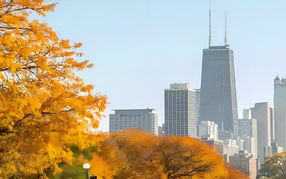 I Love Lincoln Park in the Fall in Lincoln Park, Chicago